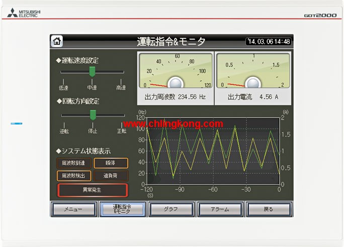三菱10.4英寸觸摸屏GT2510-VTWA-GF